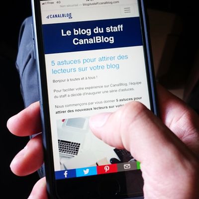 La version mobile de Canalblog fait peau neuve !