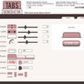 Générateur de menu à onglets CSS 
