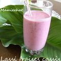 Lassi fraises cassis