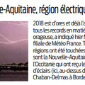 Record en matière d'activité orageuse