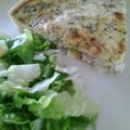 Quiche vache kiri/brocolis