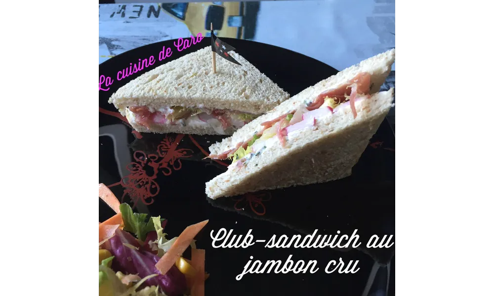 Club - sandwich au jambon cru