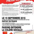 Rassemblements dans les Deux Sèvres, manifestations du 15 septembre 