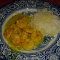 gambas au curry