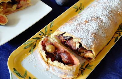 Strudel aux figues et raisins