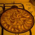 Tarte aux pêches et nectarines