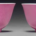 A pair of pink-enameled wine cups,Yongzheng period (1723-1735)