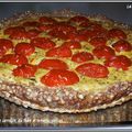 QUICHE A LA PATE DE SARRASIN, AU THON ET TOMATES CERISES