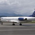 Aéroport Tarbes-Lourdes-Pyrénées: Blue Line: Fokker 100 (F-28-0100): F-GNLG: MSN 11363.