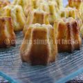 Cannelés au saumon fumé et fromage ail et fines herbes