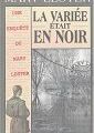 LA VARIEE ETAIT EN NOIR, de Jean Failler