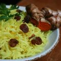 Riz au curcuma frais et quelques astuces pour la cuisson du riz