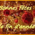 Bonnes fêtes de fin d'année