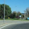 Rond-point à Manosque