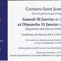Dégustations Greniers Saint-Jean 2010.
