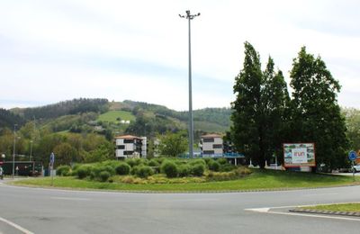 Rond-point à Béhobia (Espagne)
