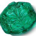 A Rare Mughal Carved Emerald, 17th Century