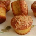 Mini moelleux au melon et à la cardamome, sans gluten et sans lactose