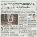 Accrogourmandise dans la Presse locale!!