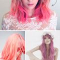 inspiration / Cheveux roses