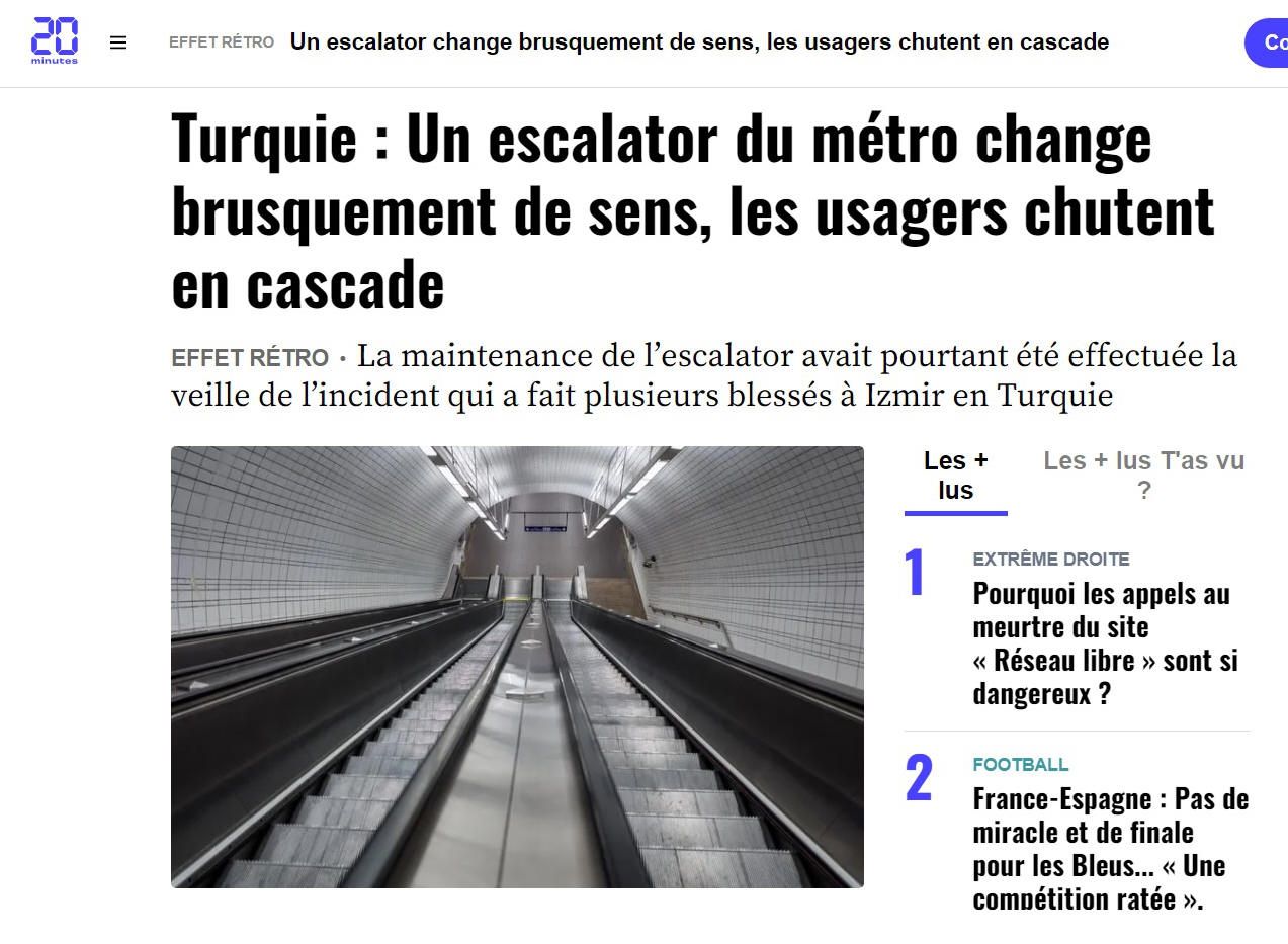 L'escalator de la mort