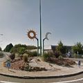 Rond-point à Cossé-le-Vivien