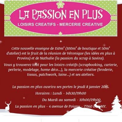 Pour les sud Seine et Marnaises...