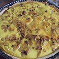 Quiche improbable pommes curry 