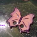 collier sautoir papillon