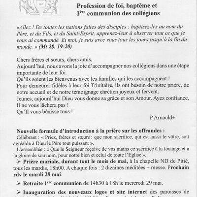 Annonces 26 mai 2024