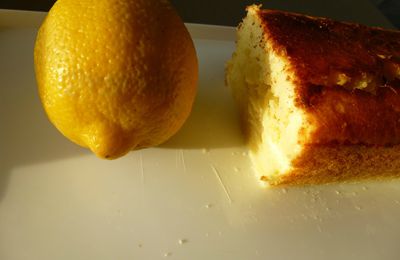 Gâteau au yaourt et au citron léger 