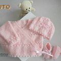 FICHE TRICOT BEBE, à télécharger, TUTO, modèle, layette, tricot bb