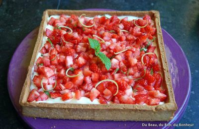 Tarte aux fraises