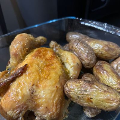 Coquelet rôti - recette Airfryer