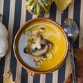 VELOUTÉ de POTIRON aux CHAMPIGNONS et NOISETTES au THERMOMIX 