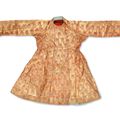 A rare gold brocade robe, Mughal India, circa 1700