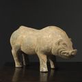 Sanglier, Chine, Dynastie Han, c. 2°BCE – 2° CE