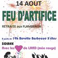 Feu d'artifice de Fontenoy le 14 Août ...