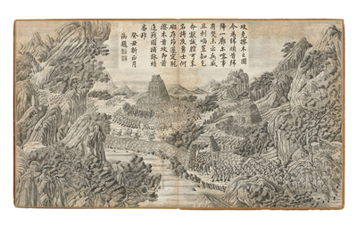 Ping ding Kuoerke zhan tu (Pictures of the campaigns against the Gurkhas), c. 1793-1796