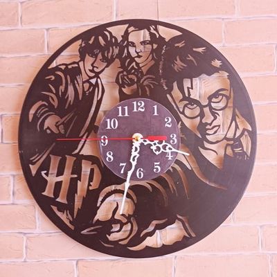 Pendule Harry Potter sur disque Vinyl