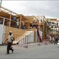 Haiti-Carnaval: Champ de Mars en chantier pour le canaval des Fleurs