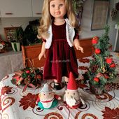 Déborah , défi de Noël ... - Poupées et jeux d'aiguilles passionnément