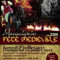 Grande fête médiévale à Mecquignies les 2, 9 et 10 juillet 2011