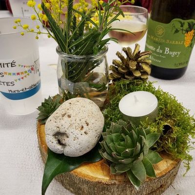 Centre de table de printemps