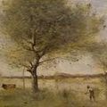L'étang au gros arbre de Jean-Baptiste Corot