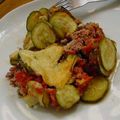 Gratin de courgettes à la viande