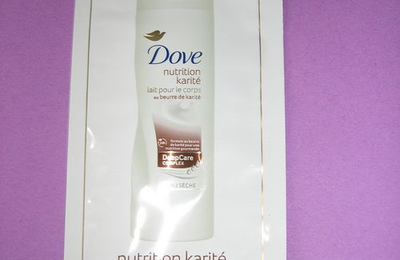 [Echantillon] Dove - Lait pour le corps - Nutrition Karité