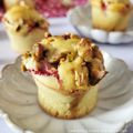 Mini muffins pistache et fraises