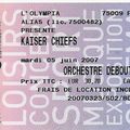 Kaiser Chiefs - Mardi 5 Juin 2007 - Olympia (Paris)