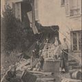 391 - Une Maison qui s'écroule - Inondations de 1910.
